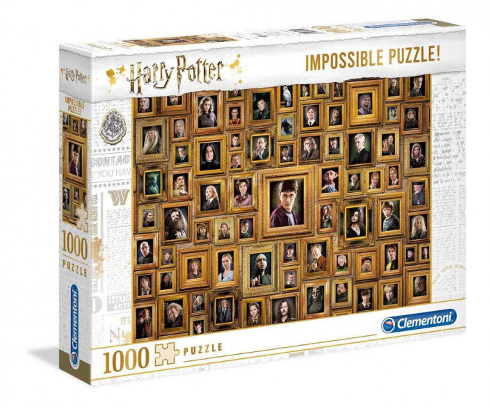 Clementoni Puzzle - Harry Potter and the Chamber of Secrets - Impossible Puzzle 1,000 pieces