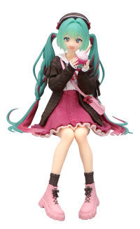 Hatsune Miku Noodle Stopper Figure Autumn Date Pink Color Version