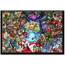 Load image into Gallery viewer, Disney Alice in Wonderland Stained Glass Puzzle 500PC Jigsaw Puzzle
