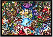 Load image into Gallery viewer, Disney Alice in Wonderland Stained Glass Puzzle 500PC Jigsaw Puzzle
