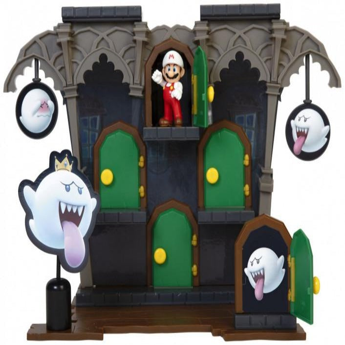 World of Nintendo Super Mario Deluxe Boo Mansion Playset